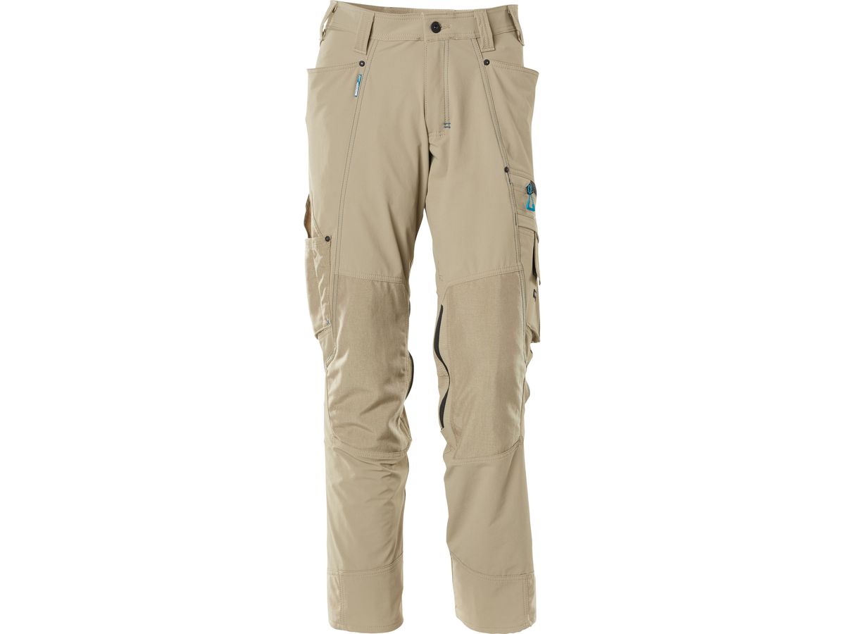 Advanced Hose mit Knietaschen, Gr. 82C42 - hellkhaki, 92% PA / 8% EL, 235 g/m²
