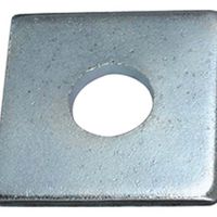 Vierkant Scheiben für Holzkonstruktionen - und Bauschrauben Stahl verz. blau chrom.
