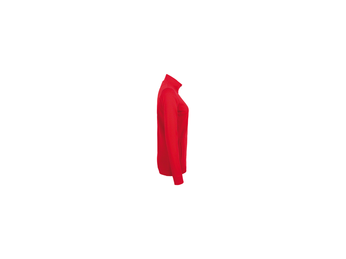 Damen-Interlockjacke Gr. XL, rot - 100% Baumwolle, 220 g/m²