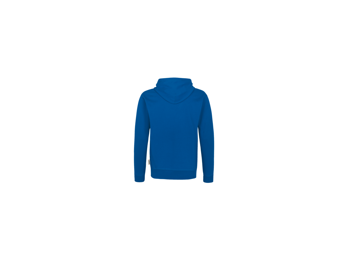 Kapuzenjacke Bonded L royalblau/silber - 55% Polyester, 45% Baumwolle, 340 g/m²