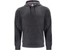 CLIQUE BASIC Hoody, anthrazit meliert - Gr. 3XL, 80% PES / 20% CO, 300 g/m2