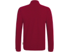Longsleeve-Poloshirt Classic 3XL weinrot - 100% Baumwolle, 220 g/m²