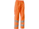 Überziehhose, Gr. 4XL - hi-vis orange, mit leichtem Futter