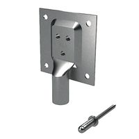 Anschlussset für Blech Inox 25mm² - Draht 6mm, mit Drahtschuh Cu-verzinnt