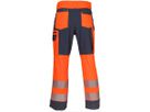 Warnschutz-Bundhose Gr. 50 - EXTENSO REFLEX, leuchtorange/grau