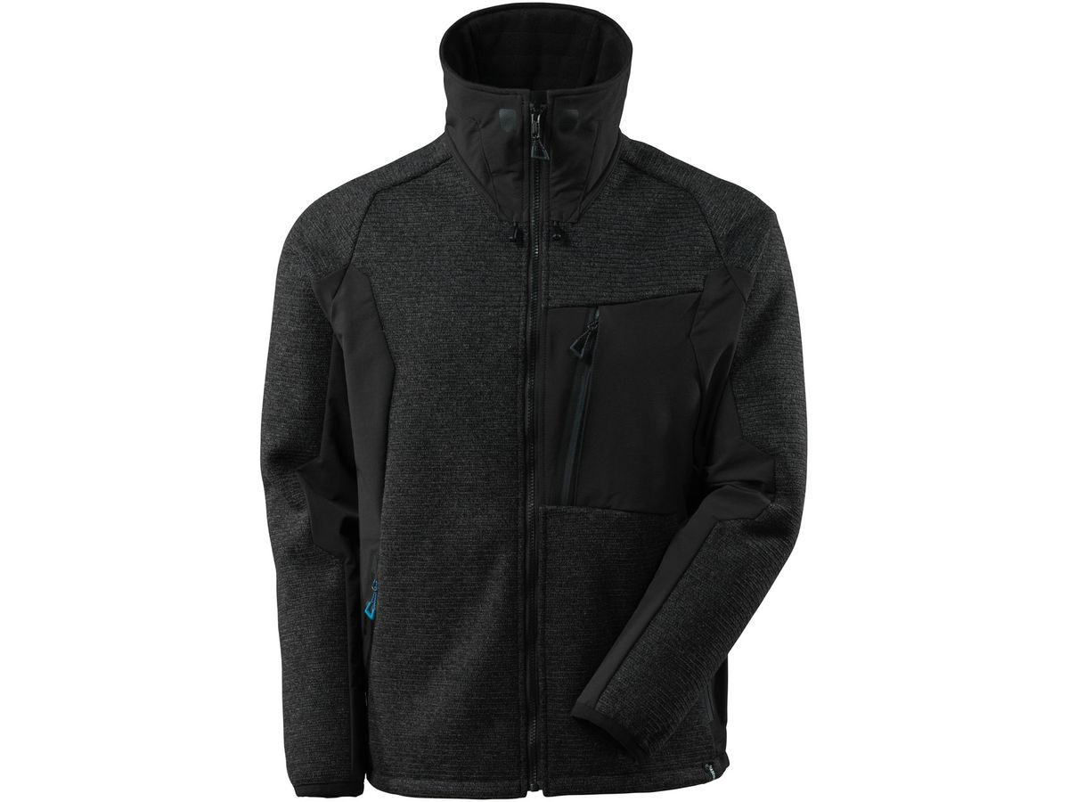 Advanced Strickjacke mit Membran - 78% Polyester/15% Polyacryl, 460 g/m²