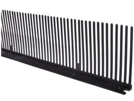 Riwega Traufentlüftungskamm schwarz - 500 x 110 mm, Länge: 50 cm, Kunststoff