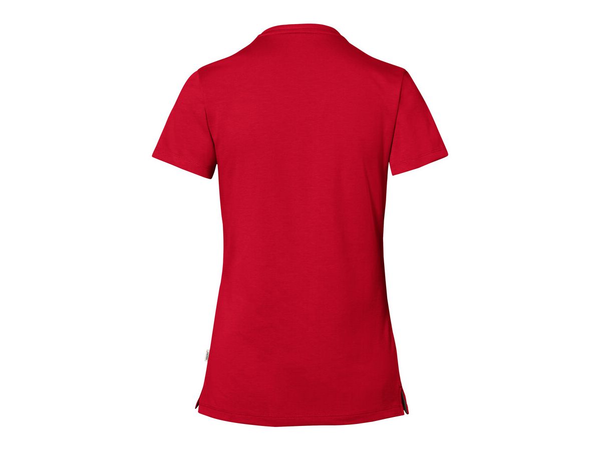 Cotton Tec Damen V-Shirt, Gr. 2XL - rot
