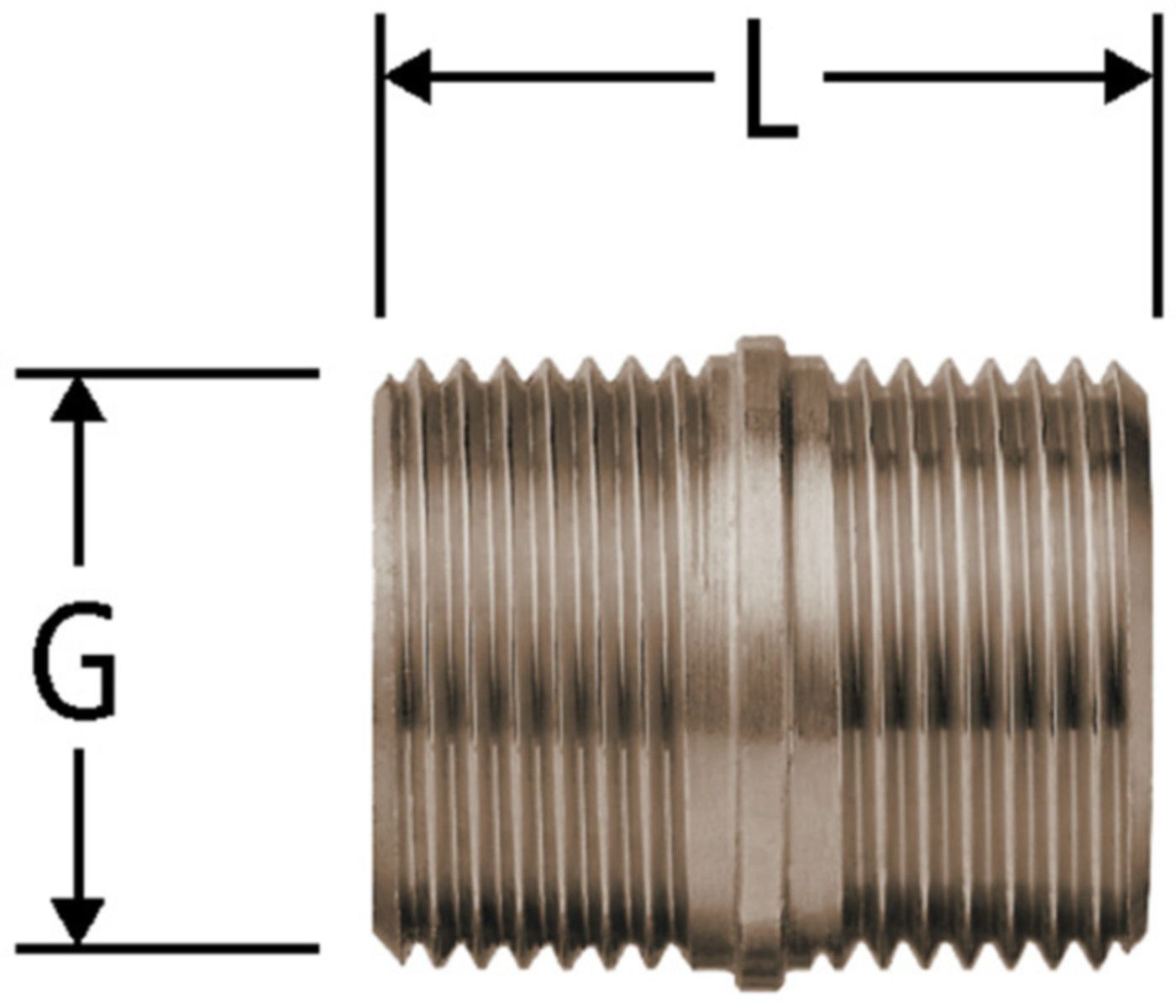 Optiflex Doppelnippel