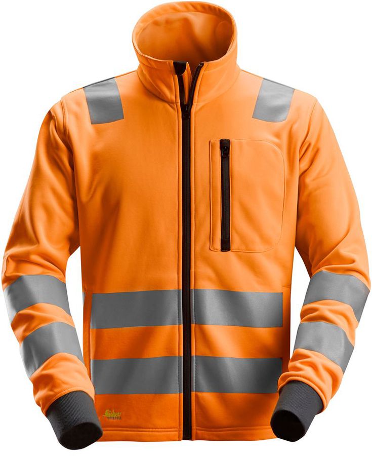 AllroundWork High-Vis FZ Jacke - 100% PES-fleece, 235 g/m²