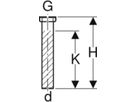 Geberit-Stutzen weiss-alpin  40x1½"