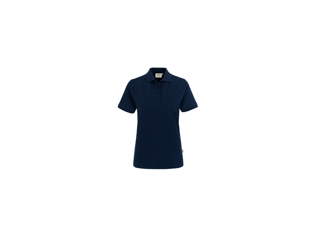 Damen-Poloshirt Classic Gr. L, tinte - 100% Baumwolle, 200 g/m²