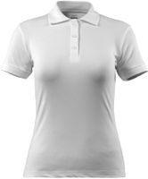 GRASSE Damen Polo-Shirt, Gr. L - weiss, 95% CO/5% EL, 220 g/m2