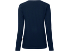 Damen-Longsleeve Perf. Gr. 3XL, tinte - 50% Baumwolle, 50% Polyester, 190 g/m²