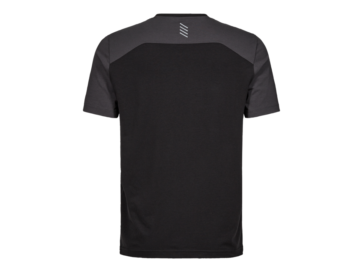 ENTIRE Herren T-Shirt Gr. 4XL - Schwarz/Anthrazit Grau