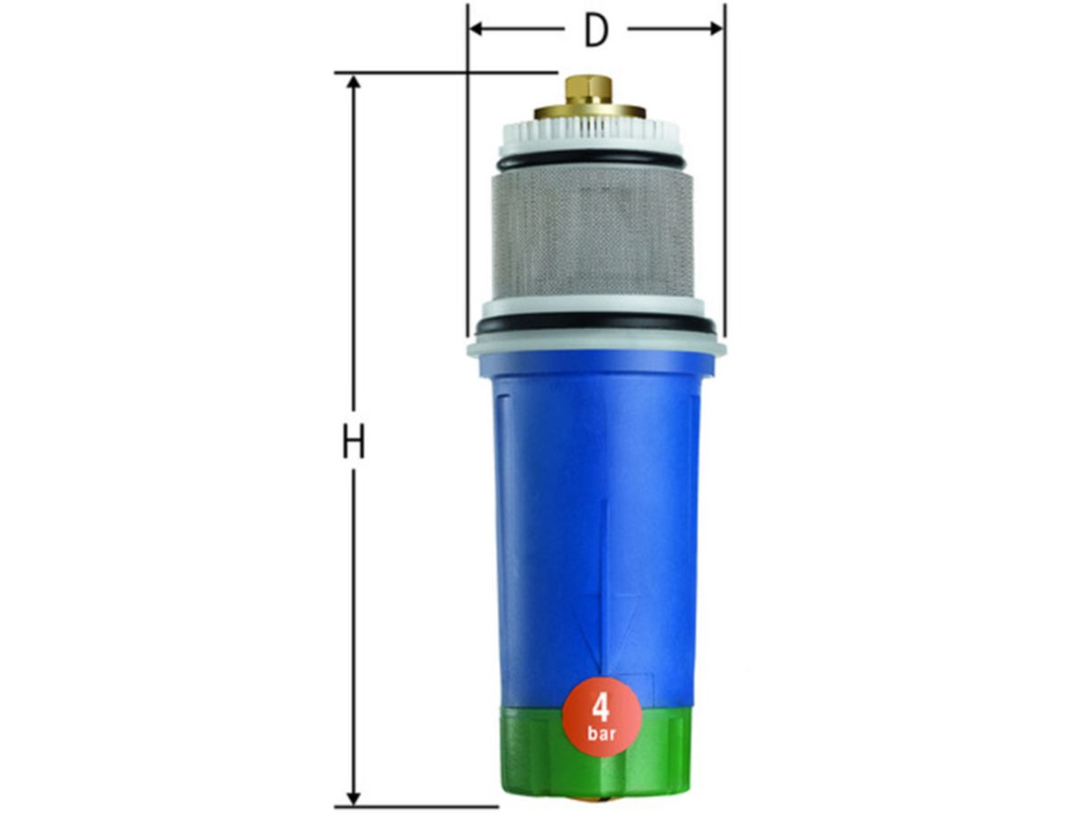 Patrone zu Druckreduzierventile - für Wasser bis 60°C und Druckluft