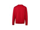 Sweatshirt Bio-Baumwolle GOTS Gr. L - rot,75% Baumwolle (Bio),25% Poly.recycl.