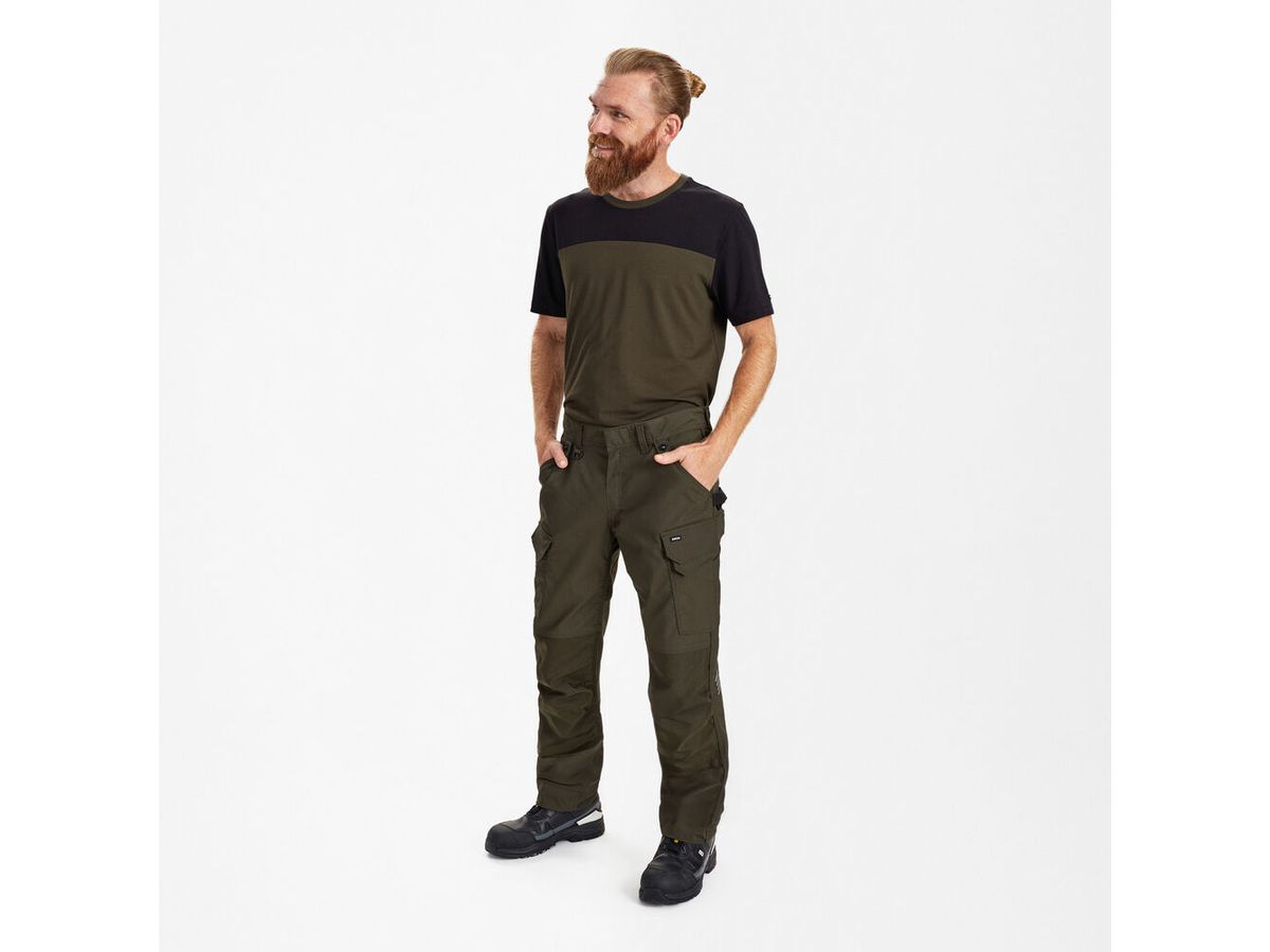 ENTIRE Arbeitshose Gr. 52 - Forest Green, 2-Wege-Stretch