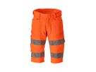 Shorts lang, Stretch Zones, Gr. C46 - Farbe: Hi-vis orange, 70% PES/30% Baumw.
