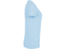 Damen-V-Shirt Classic Gr. XS, eisblau - 100% Baumwolle, 160 g/m²