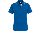 Damen-Poloshirt Casual S royalblau/weiss - 100% Baumwolle, 200 g/m²