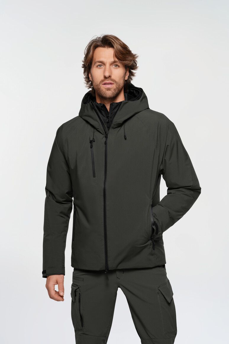 HAKRO High-Activejacke ECO, Gr. S - Farbe: karbongrau, 100% Polyester rec.