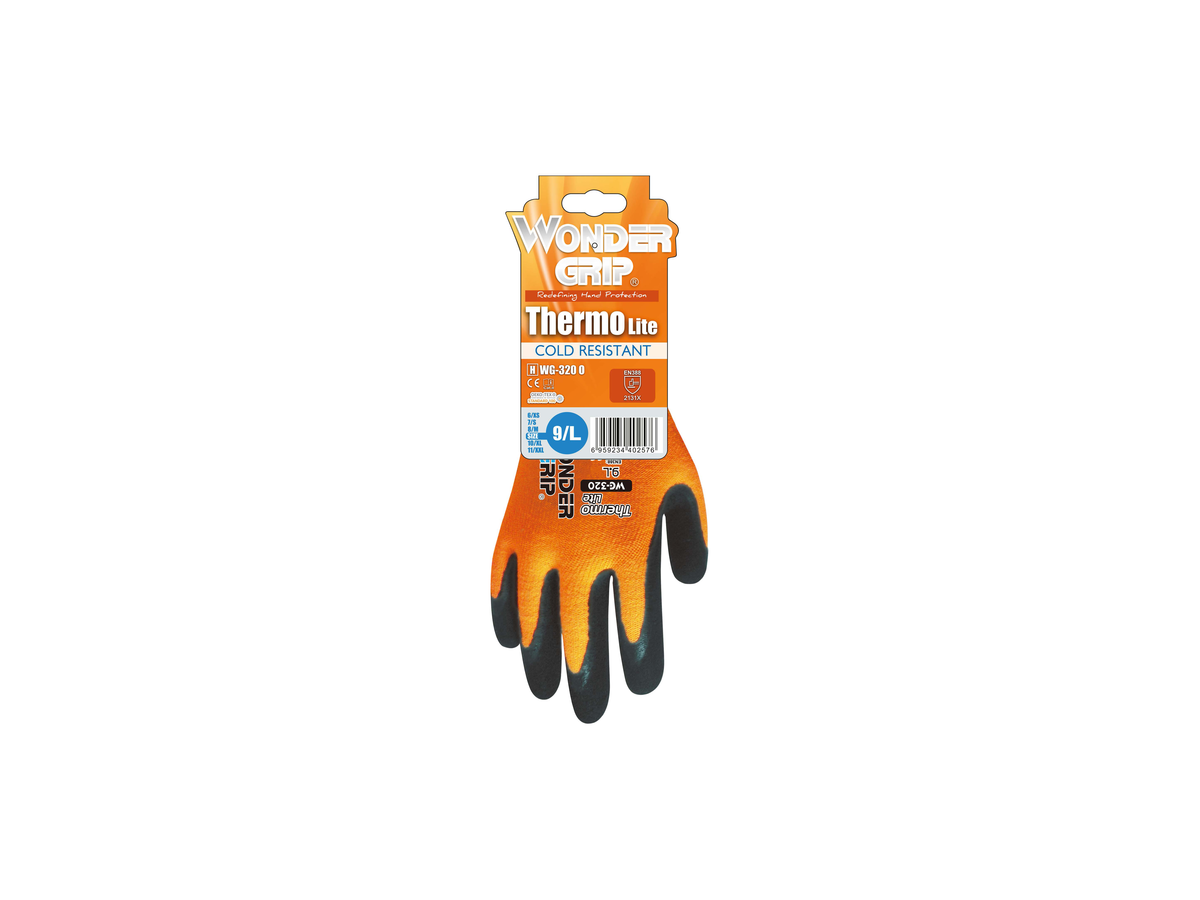 Thermo Lite Winterhandschuh, Gr. L - hi-vis orange