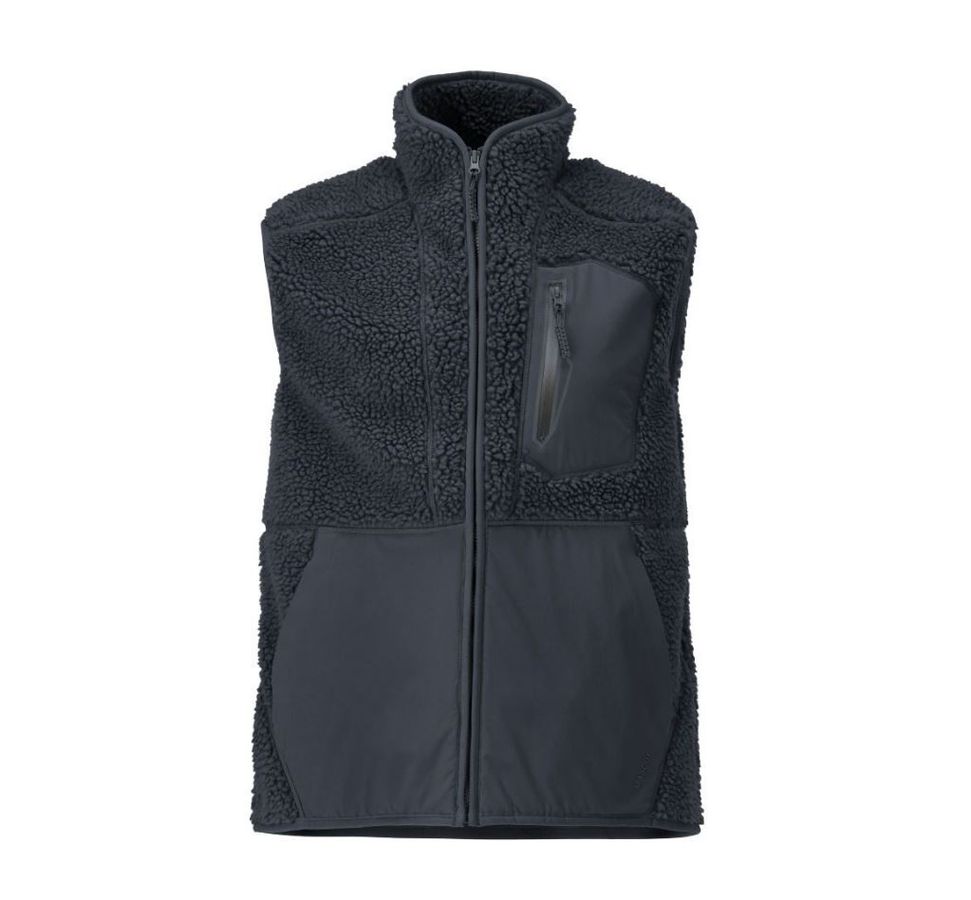 Faserpelz Weste mit Reissverschluss - 80% Recyceltes Polyester, 20% Polyester