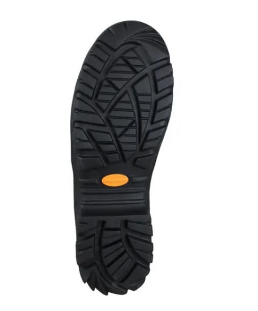 Bormio Sicherheitsschnürstiefel, Gr. 47 - EN ISO 20345:2022, orange/schwarz