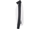 Zip-Sweatsh. Co. Perf. 2XL weiss/anth. - 50% Baumwolle, 50% Polyester, 300 g/m²