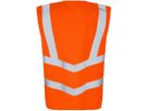 Safety EN ISO 20741 Verkehrsweste orange - Gr. XL/2XL, 100% PES, mit Klettverschl.