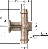 Optipress-Anschluss-T