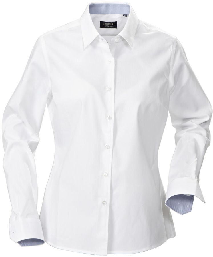 REDDING LADIES Hochwertige Oxford-Bluse - mit modernem Schnitt, 100% Baumwolle