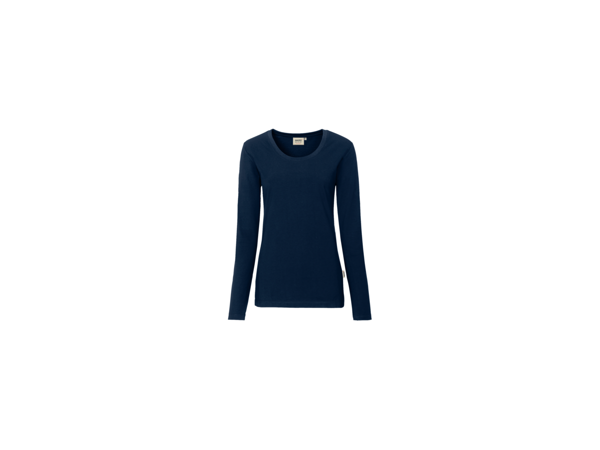 Damen-Longsleeve Perf. Gr. 3XL, tinte - 50% Baumwolle, 50% Polyester, 190 g/m²