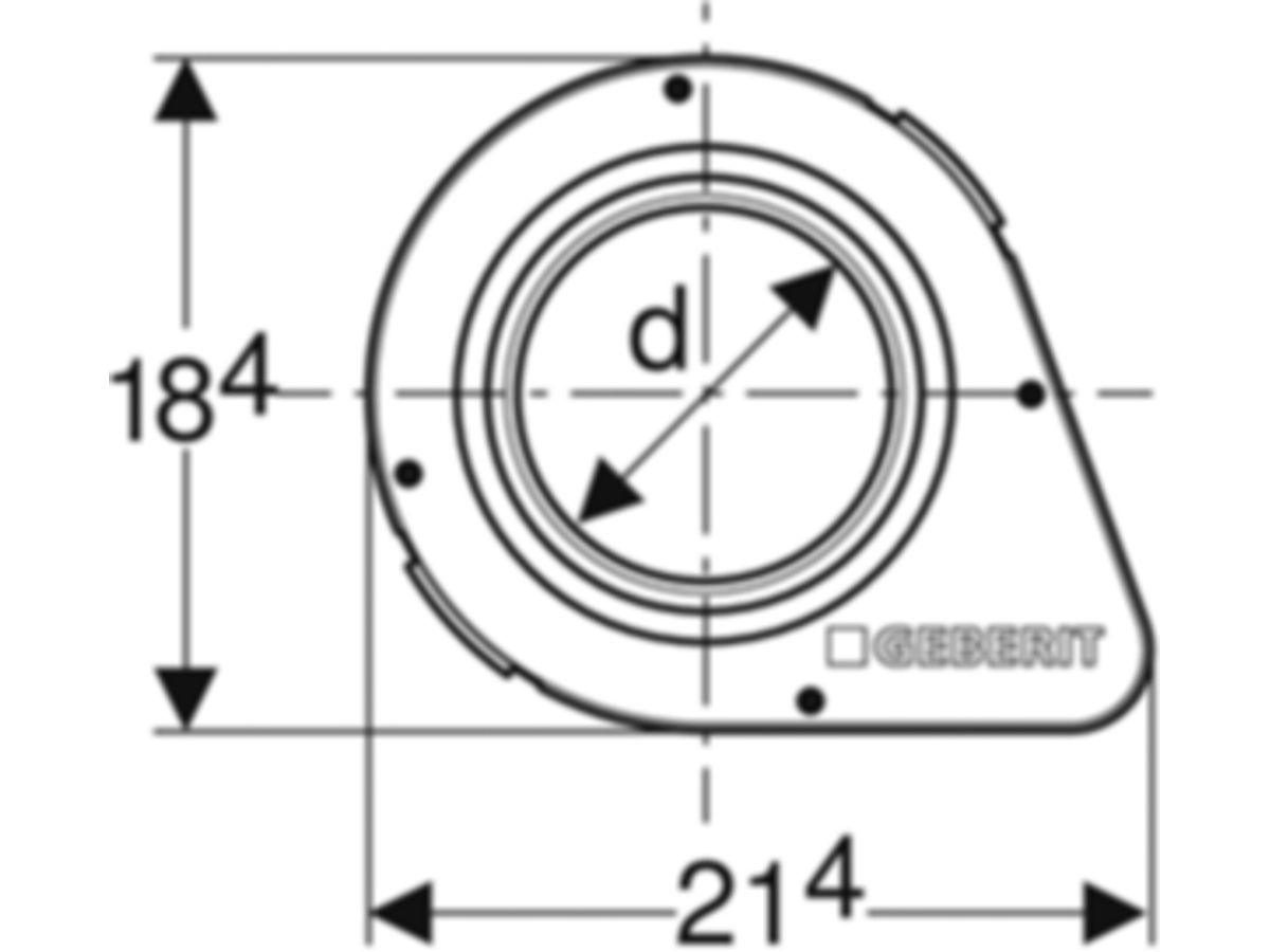 Geberit Schalungsschoner für Geberit - Entwässerungssystem, schallentkoppelt