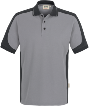 Poloshirt Contrast Perf. 6XL titan/anth. - 50% Baumwolle, 50% Polyester, 200 g/m²