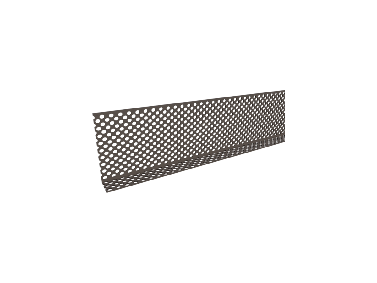 Riwega grille anti-moineaux d'angle - marron, 30 x 90 mm longeur: 2.5 m