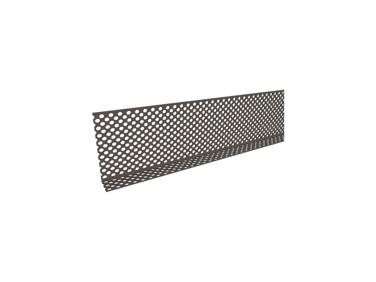 Riwega grille anti-moineaux d'angle - marron, 30 x 50 mm longeur: 2.5 m