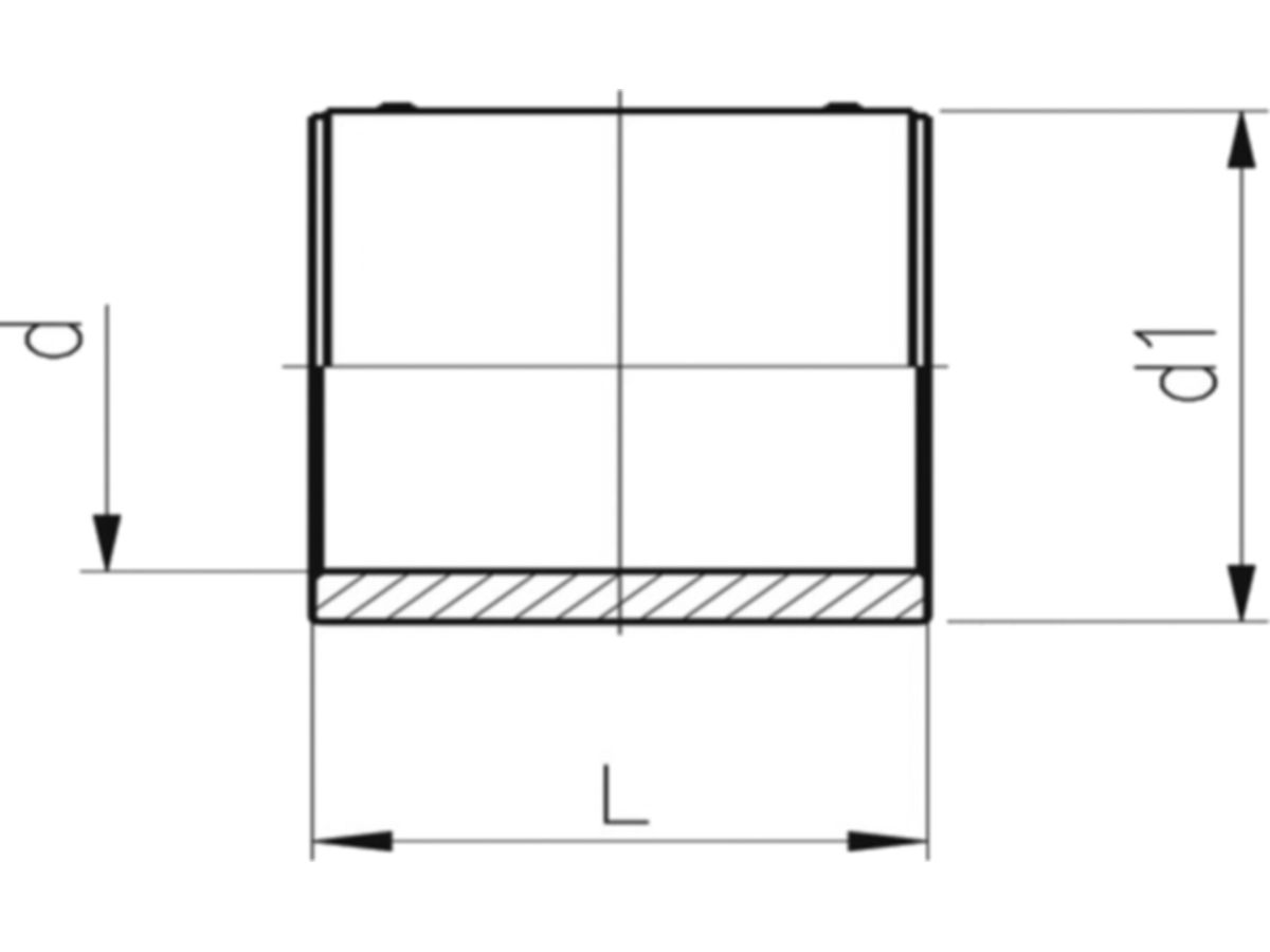 HDPE-Druckschweissmuffe ELGEF 200 mm - 753911619