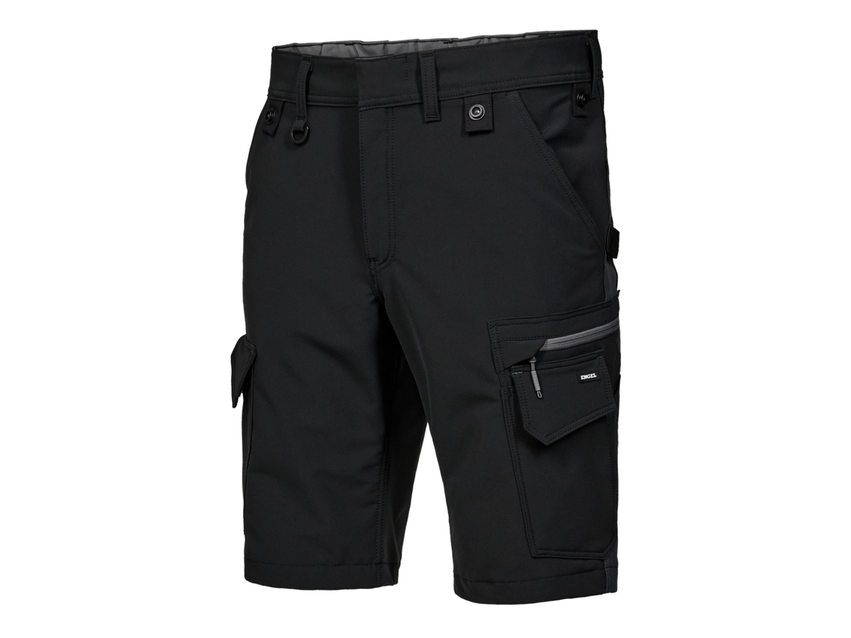 ENTIRE Arbeitsshorts Gr. 56 - Schwarz/Anthrazitgrau, 4-Wege-Stretch