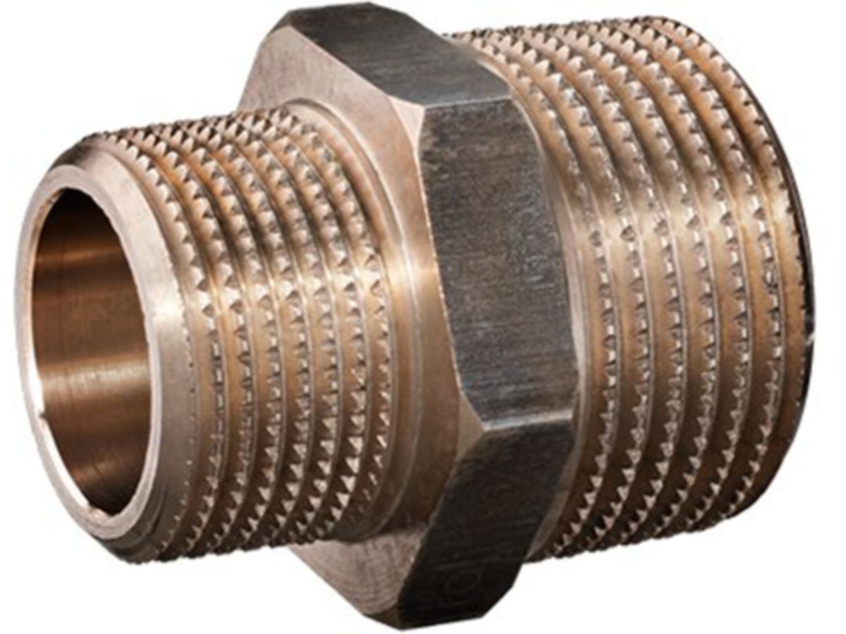 Rotguss-Red.nippel Nr. 245      1-3/4"