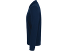 Longsleeve-Poloshirt HACCP-Perf. M tinte - 50% Baumwolle, 50% Polyester, 220 g/m²