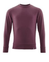 MASCOT® Sweatshirt, bordeaux 2XL - 60% Bio-Baumwolle/40% Recyceltes Poly