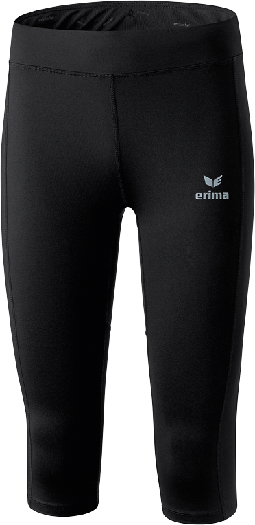 Erima PERFORMANCE Damen 3/4 Laufhose - schwarz