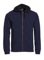 CLIQUE Classic Hoody full zip Gr. 2XL - Dunkelmarine, 80% Baumw./20% Polyest.