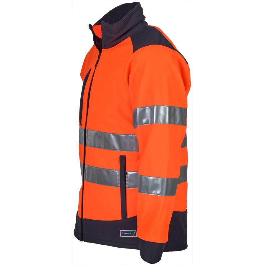 Warnschutzjacke mit 2 Reflexstreifen - CLIMASOFT REFLEX
