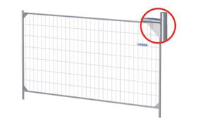 Mobilzaun M300 mit Verstärkungsecken - H 200cm, B 350cm