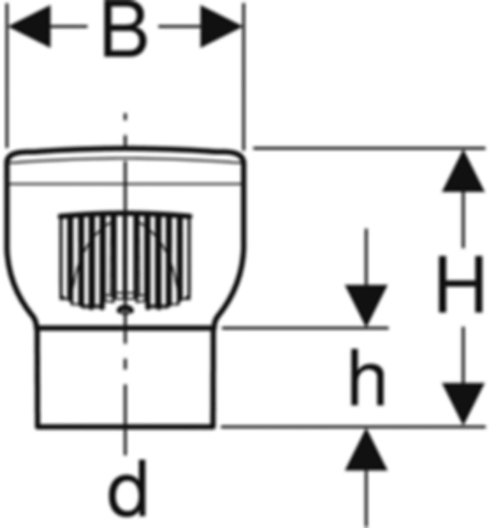 Geberit PE Rohrbelüftungsventil GRB90
