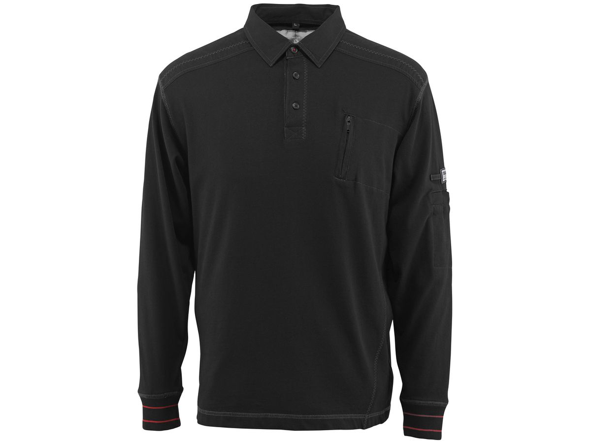 Ios Polo Shirt schwarz Grösse S - 100% Baumwolle 270 g/m²