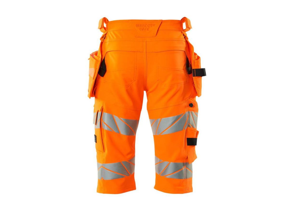 MASCOT(r) Shorts, wasserabweis. Gr. C46 - Farbe Hi-vis Orange, mit Hängetaschen